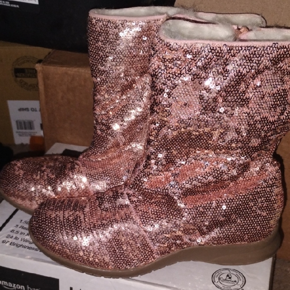 Sparkling Sequin Boots